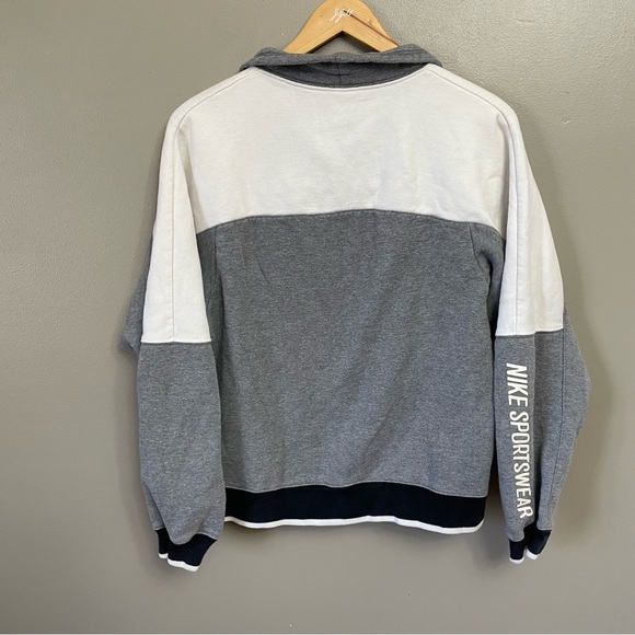 Nike women’s size XS Archive Half Zip Sweatshirt Gray Large - Picture 5 of 9